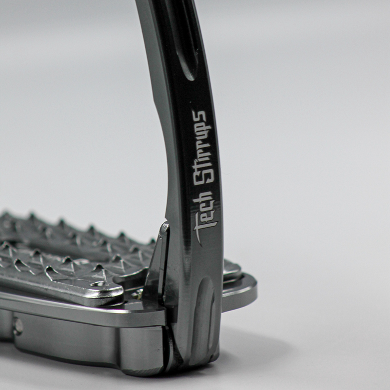 Tech Stirrups Venice Sloped Evo - Titanium-2